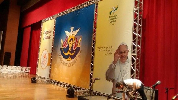 Evento no centro de convenções da Renovação carismatica católica